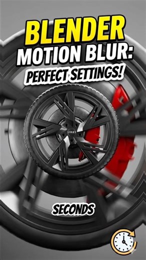 “POV: This one setting = instant realism🤯”#tutorial #blender #motionblur #cg