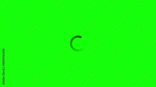 Loading circular ring animation with smooth rotating progress loop. Loading refresh cycle for waiting state and background system process. Loading spinner interface and application screen.