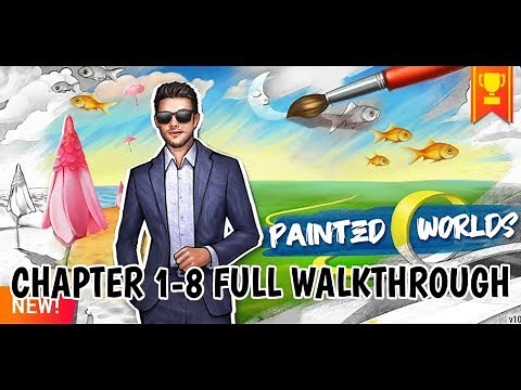 Adventure Escape Mysteries PAINTED WORLDS Chapter 1-8 Complete Walkthrough