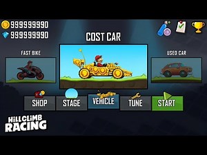 Hill Climb Racing : Total Cost of All Vehicles (Max Level)