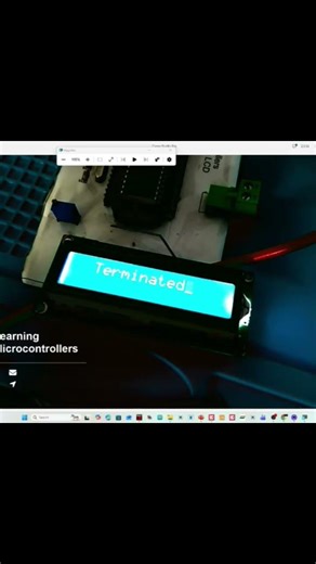 while loop in mikroC for PIC. #electronics #circuit #control #pic16f877a