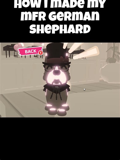How I made a mfr german shephard :3 #adoptme #cutepets #adoptmepets