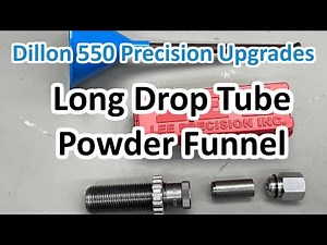 Dillon 550 Precision: Long Drop Tube Powder Funnel