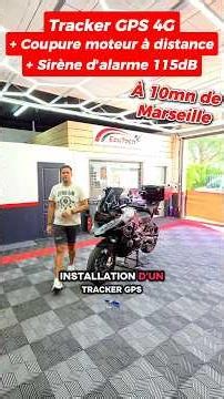 installation d'un tracker GPS avec coupure moteur à distance et sirène d'alarme sur BMW GS 1250