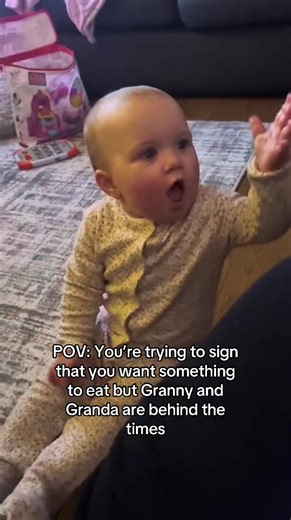 Hangry Girl Signs for Food – A Hilarious Family Moment