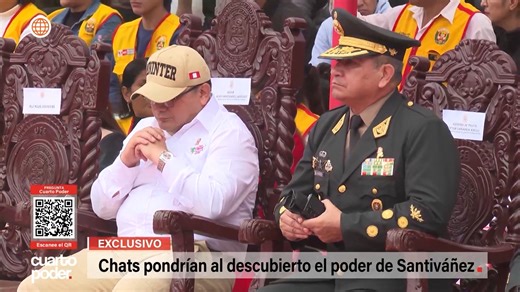 Chats atribuidos al ministro del Interior demostraría su negada injerencia en los procesos de designaciones y destituciones de miembros de la PNP Encuentra las notas y entrevistas del programa AQUÍ ► https://bit.ly/3SdME4F Mira el reportaje completo AQUÍ ► https://www.americatv.com.pe/noticias/actualidad/chats-pondrian-al-descubierto-poder-santivanez-n499484 Mira el programa de ayer completo AQUÍ ► https://bit.ly/cpfbtvgo | Cuarto Poder