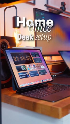 Home office desk setup #desksetup #homeoffice #monitor #desktop