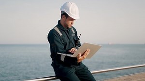 Concentrated Port Inspector Supervisor Working On Stock Footage Video (100% Royalty-free) 1082422861 | Shutterstock