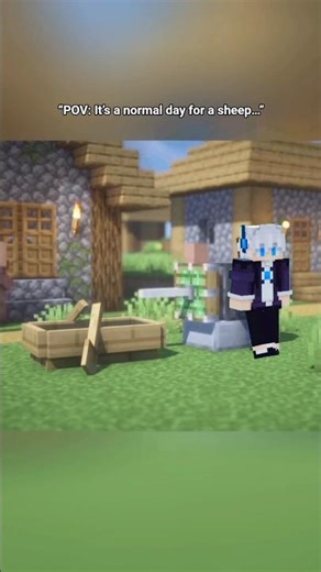Minecraft Sheep Had The WORST day Ever 💀 #shorts #minecraft