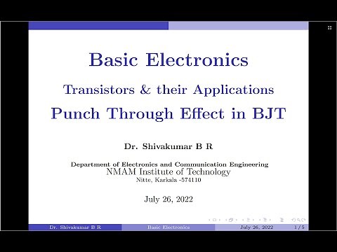 Tutorial 14: Punch Through Effect in a BJT