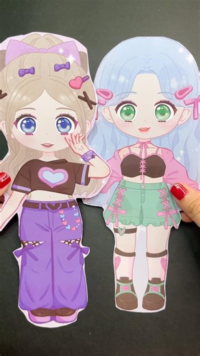 Cute dress up stickers💕💕🌷sticker diy💕