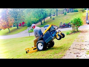 Walker Mower Rep Going Down | Caught on Tape