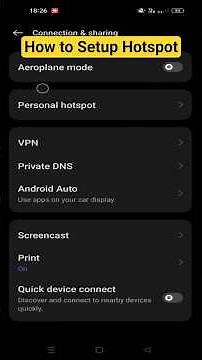 How to Setup Mobile Hotspot in Android Phones | Step-by-Step Beginner Guide 2026 #hotspot #password
