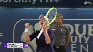 243K views · 10K reactions | It's your moment, Barbora ✨ Defeating the Top 3 players in the world consecutively in the last three rounds,  Barbora Krejcikova wins her first WTA 1000 title at the Dubai Duty Free Tennis Championships! | WTA | Facebook