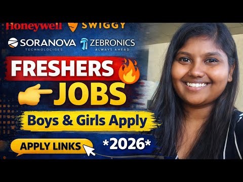 No Experience? No Problem! Freshers Software Jobs 2026 🔥 Direct Apply Links