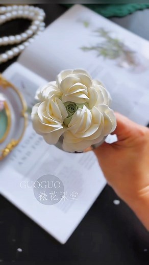 31K views · 622 reactions | Delicate petals, pure elegance  — Handcrafted white bean paste flower that blooms with grace and sweetness  #BeanPasteFlower #KoreanFlowerArt #EdibleArt #FlowerPiping #SweetBloom #CakeArtistry #BeanPasteCake #FloralArt #PetalByPetal #DessertDesign #SugarFlowerArt #CakeDecorating #ArtOfDesserts | HidaMari Cooking | Facebook