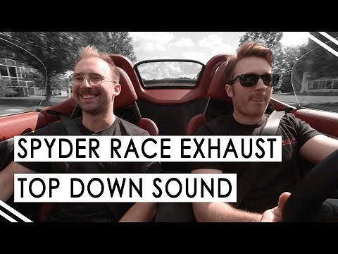 718 Boxster Spyder (2020+) | Fabspeed Lightweight Competition Cat-Back Exhaust | Top-Down Sound