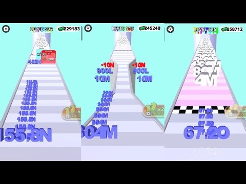 INSANE Number Run Merge Showdown 💥 3 Shapes in One Ultimate Fight!