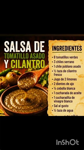 salsa de tomatillo asado #shortsyoutube#shortvideo#recetas#recetas