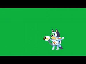 Bluey nerf gun part 2[BLUEY GREENSCREEN]