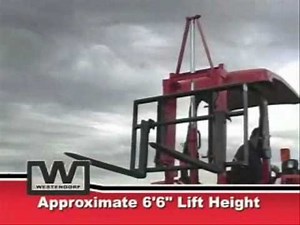 Westendorf Thrifty Lift - 3 point forklift attachment