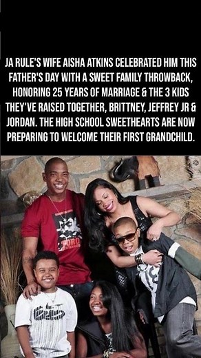 Ja Rule's Wife Aisha Honors Him With Sweet Father's Day Family Tribute! 👨‍👩‍👧‍👦❤️🙏