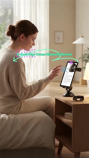 Suitable for E-Book Page Turner E-Book Page Turner Bluetooth Remote Control