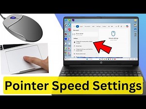 How to Change Mouse Pointer Speed & Touchpad Settings in Windows 10 | 11 (HINDI)