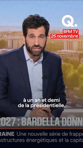 Un sondage a levé le tabou du second tour de la présidentielle 2027. Jordan Bardella arriverait en tête au premier tour avec 35% des voix, et gagnerait tous les seconds tours testés : 56% face à Gabriel Attal, 58% face à Raphaël Glucksmann, 74% face à Jean-Luc Mélenchon et 53% face à Édouard Philippe. Faut-il prendre ces chiffres au sérieux ? | Quotidien avec Yann Barthès