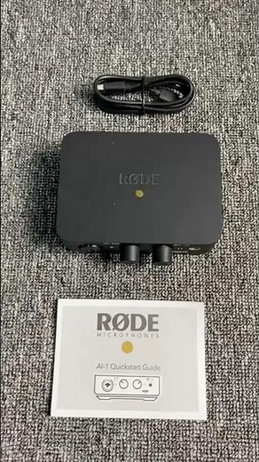Rode AI-1 Audio Interface, solusi praktis buat hasil suara jernih dan profesional. #audiointerface