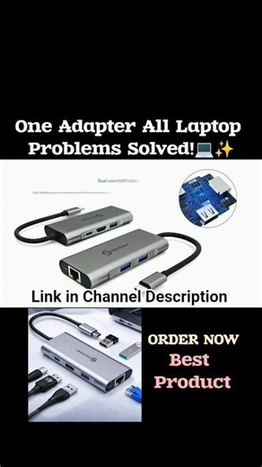 “One Adapter, All Laptop Problems Solved!” 💻✨#adapters #shortvideo #trending #shortvideo
