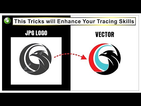 How to Trace or Convert any JPG Logo To Vector | Learn Coreldraw Tracing Tips | CorelwaliSarkar