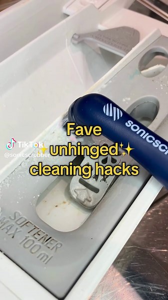Innovative Cleaning Hack with Sonic Scrubber