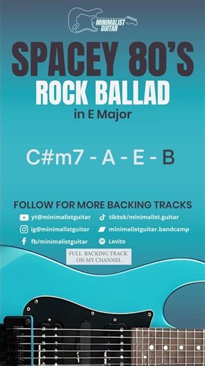 Spacey 80's Rock Ballad in E Major