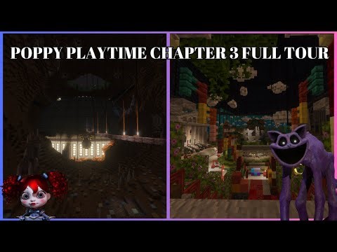 Poppy Playtime Chapter 3 in Minecraft (FULL MAP TOUR)