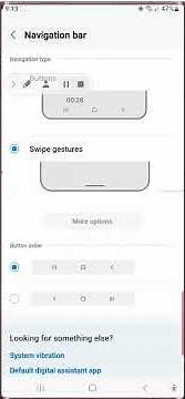 Samsung Galaxy S23 Ultra : How to hide navigation bar to get more space to display contents