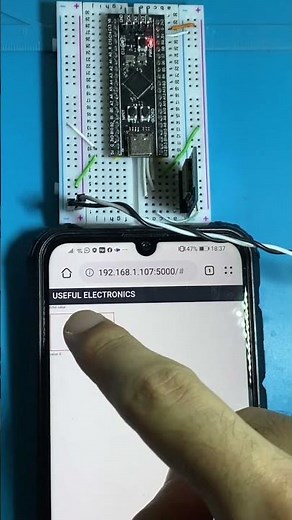 STM32 IoT Application Using Flask Web Server