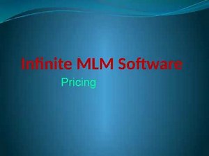 Infinite MLM Software Pricing