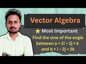 VTU Advanced Mathematics-II | Sine of Angle Between Two Vectors | MATDIP401/41