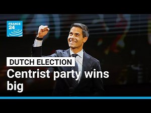 Dutch centrist D66 party wins big in election as far right loses support • FRANCE 24 English
