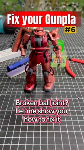 Fix Your Gunpla! Easy Ball Joint Repair Tutorial #FixYourGunpla #ModelKitRepair #gunplatutorial | Kogic's G Studios