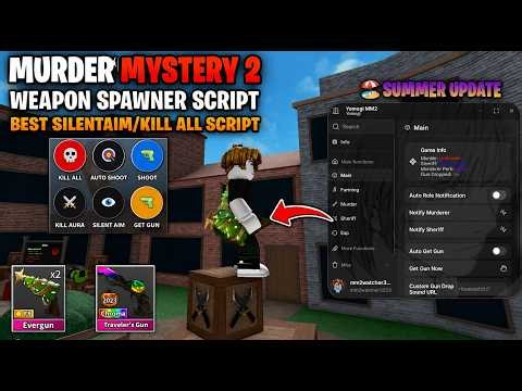 BEST MM2 SCRIPT 2026! 🔪 Kill all, Autofarm, Silentaim, Esp, Weapon Spawner, | Murder Mystery 2