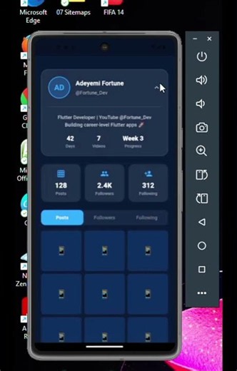 Flutter Interactive Profile Dashboard | Animations + Gestures + BLoC 🔥