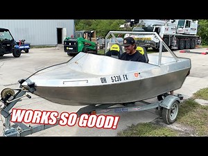 We Bought a CHEAP Mini Jet Boat Online and It Freaking RIPS!!! (First Water Test)