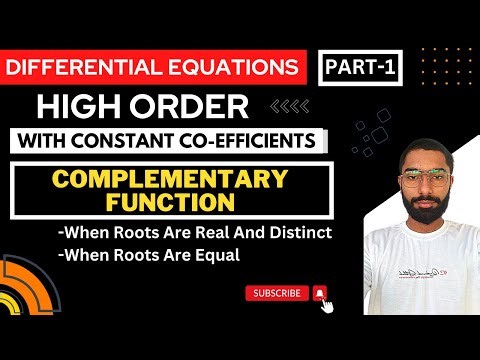 How To Find Complementary Function | Higher Order | Part-1 | Constant Coeff. | Tutor Abhi