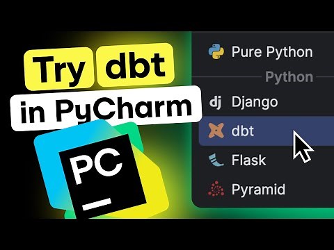 How to Use dbt in PyCharm
