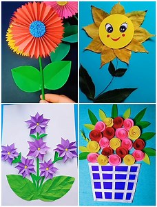 19K views · 1.2K reactions | Learn to Make Flower Crafts in Creative Time | Kids Planet | Facebook