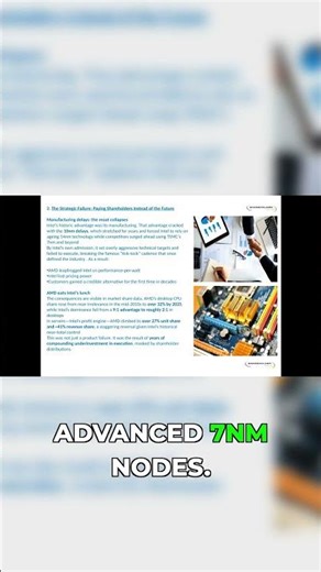 How Intel's Manufacturing Failure Let AMD Win