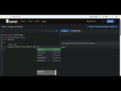 Short Int Data type in C++