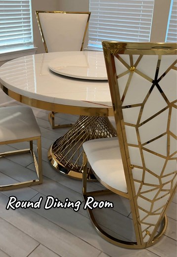 Round Dining Table for Elegant Dining Room Design